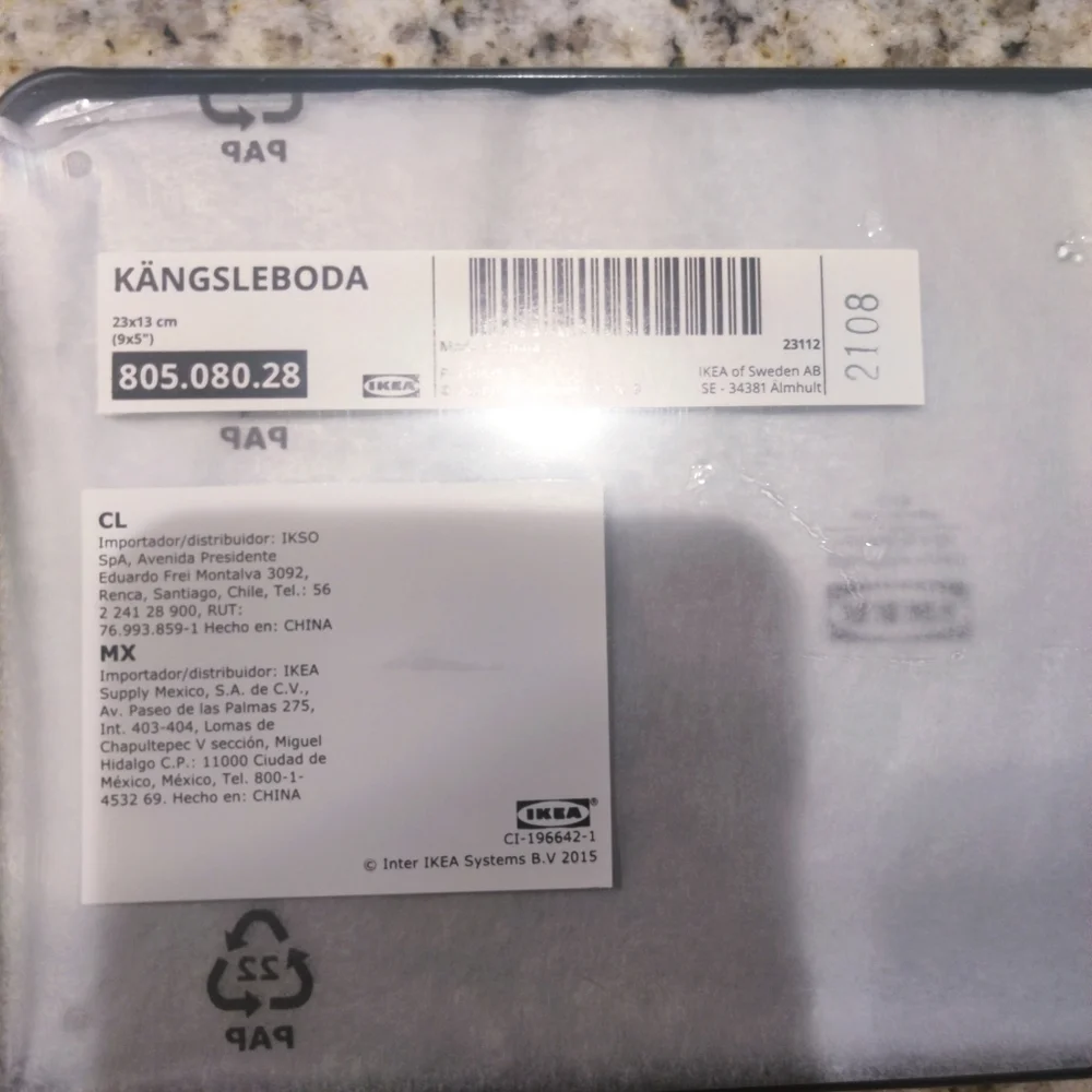 Ikea Kangsleboda Home Sign Metal Black White 9